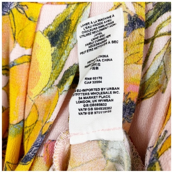 Free People Tegan Printed Floral Pleated Dress‎ Size 4 - Picture 12 of 12